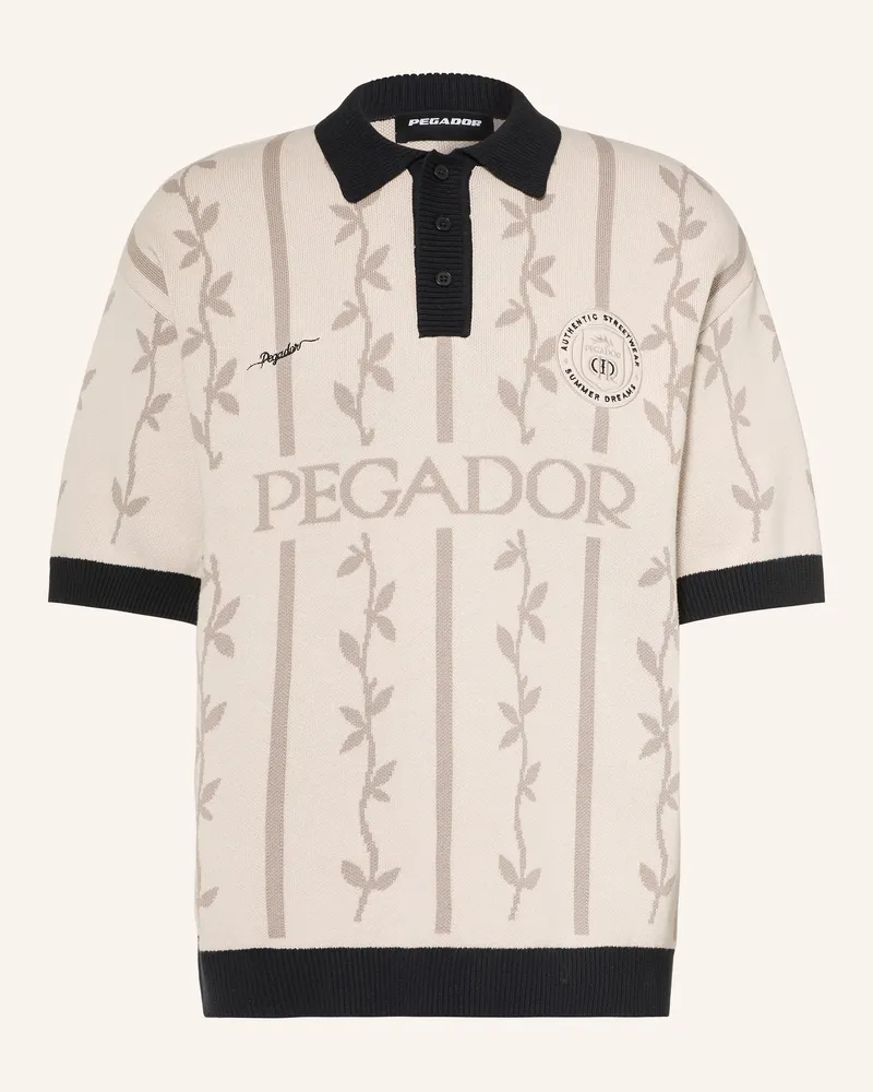 PEGADOR Strick-Poloshirt Kinsale beige Creme