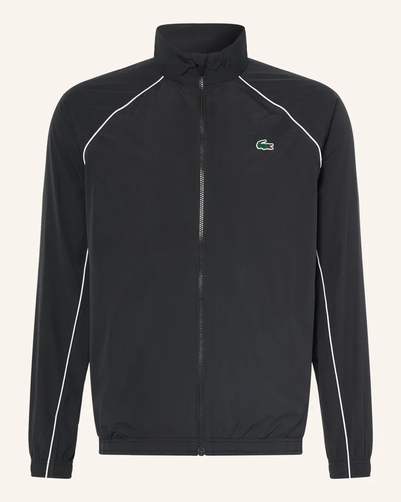 Lacoste Track Jacket schwarz Schwarz