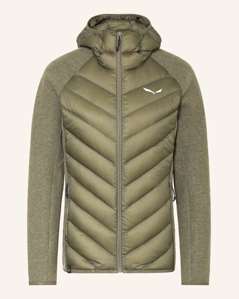 Salewa Hybrid-Daunenjacke FANES SARNER Oliv