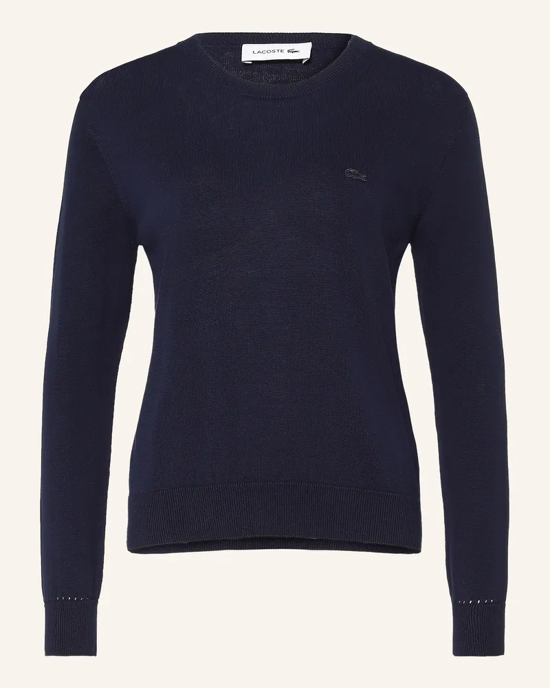 Lacoste Pullover blau Dunkelblau