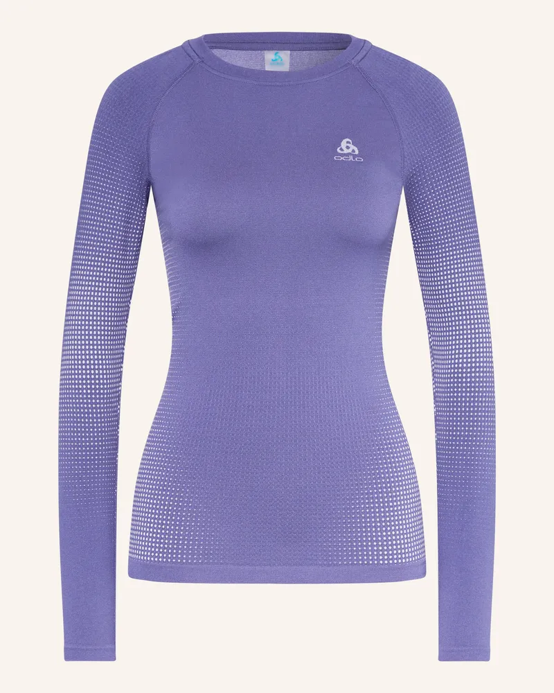 Odlo Funktionswäsche-Shirt PERFORMANCE WARM ECO Dunkellila