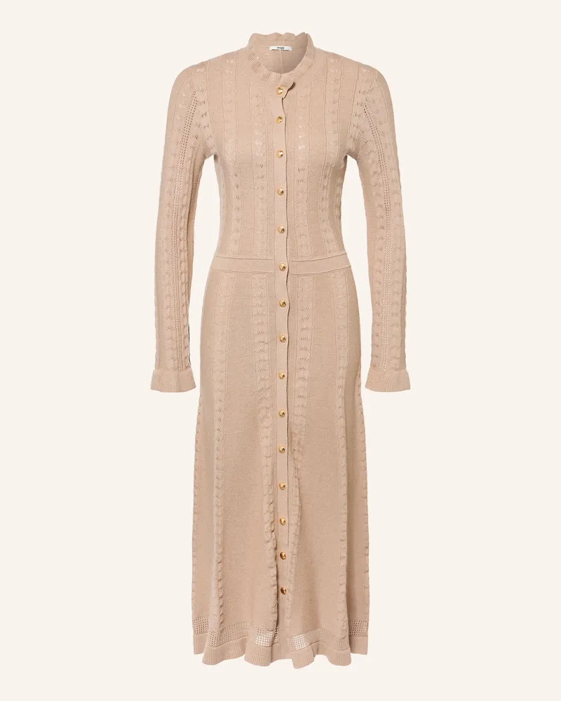 Maje Strickkleid beige Beige