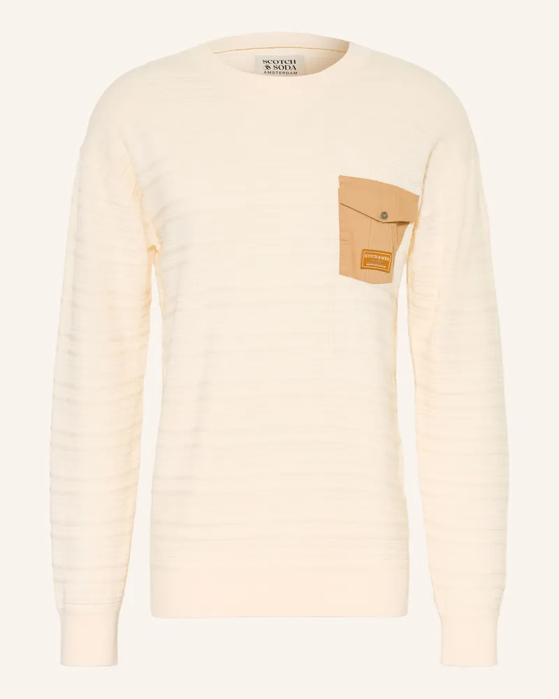 Scotch&Soda Pullover beige Ecru