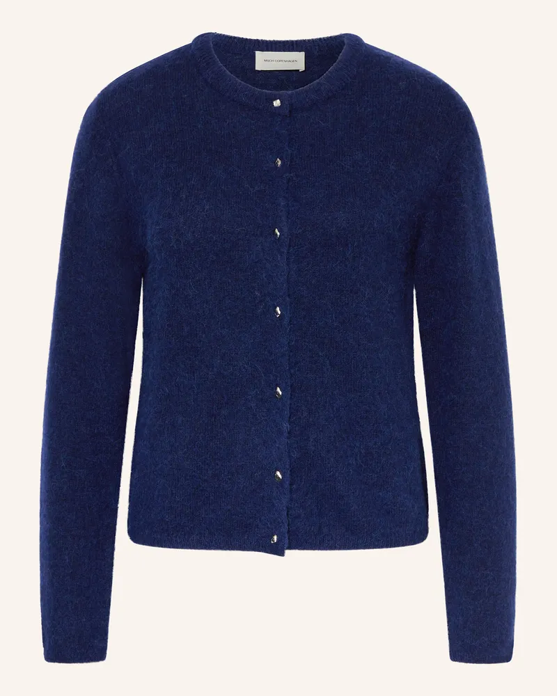MOSS COPENHAGEN Strickjacke Mschkellsey Mit Alpaka blau Dunkelblau
