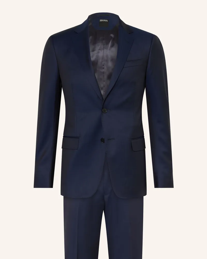 Ermenegildo Zegna Anzug Extra Slim Fit blau Dunkelblau