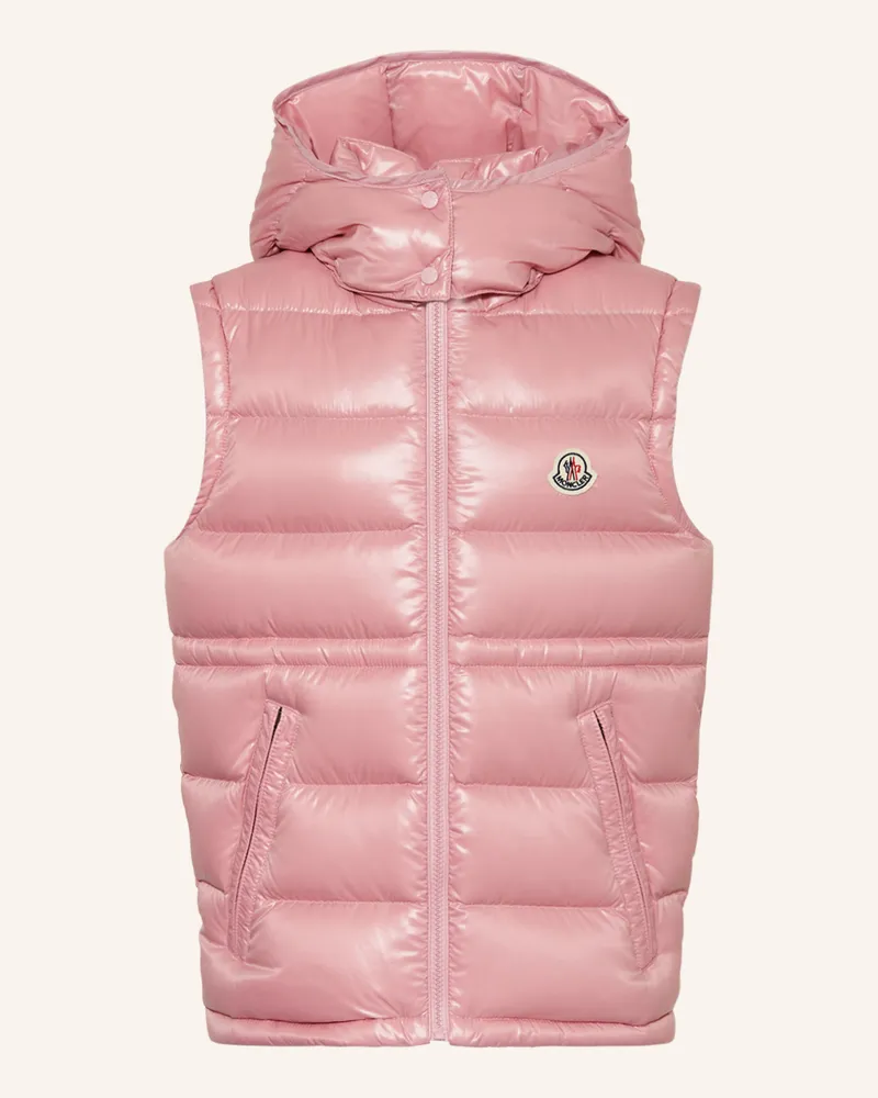 Moncler Daunenweste ANIA mit abnehmbarer Kapuze Rosa
