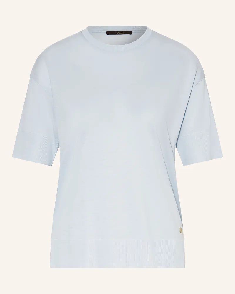 windsor. T-Shirt Hellblau