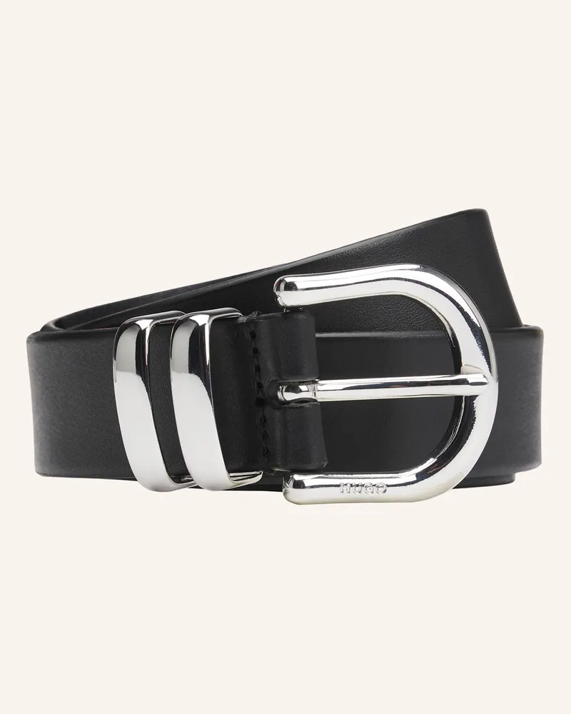 HUGO BOSS Casual Gürtel Nora-Mloop_Sz30 schwarz Schwarz