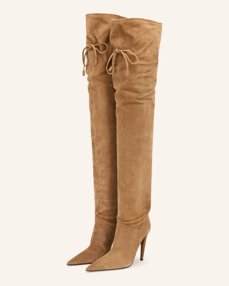 Giuseppe Zanotti Overknee-Stiefel Desideria braun Camel