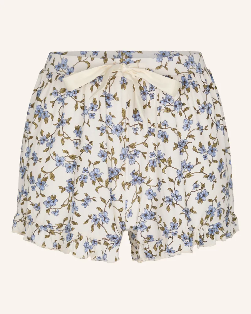 Hunkemöller Schlafhose Ruffled weiss Weiss