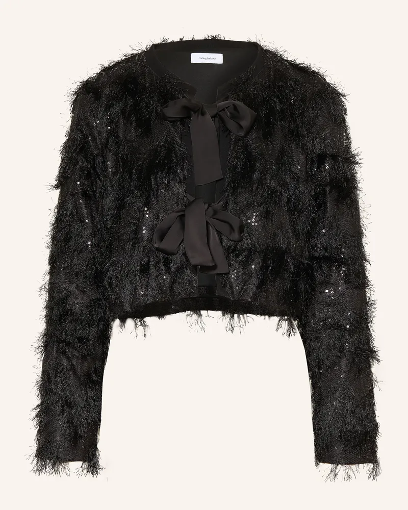 Darling Harbour Bolero Mit Pailletten schwarz Black