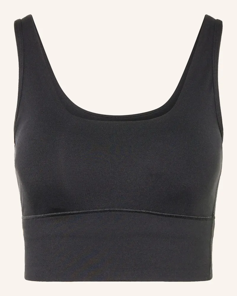Under Armour Cropped-Top MERIDIAN FITTED Schwarz