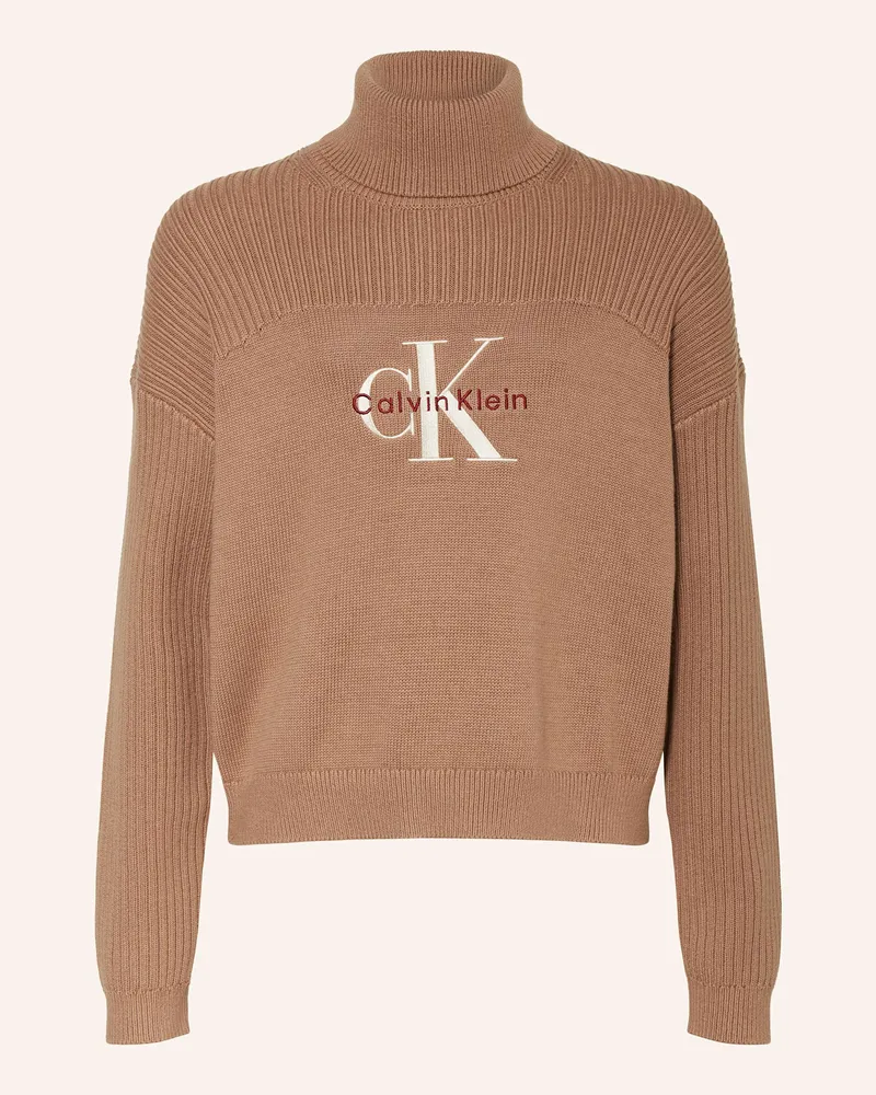 Calvin Klein Rollkragenpullover Beige