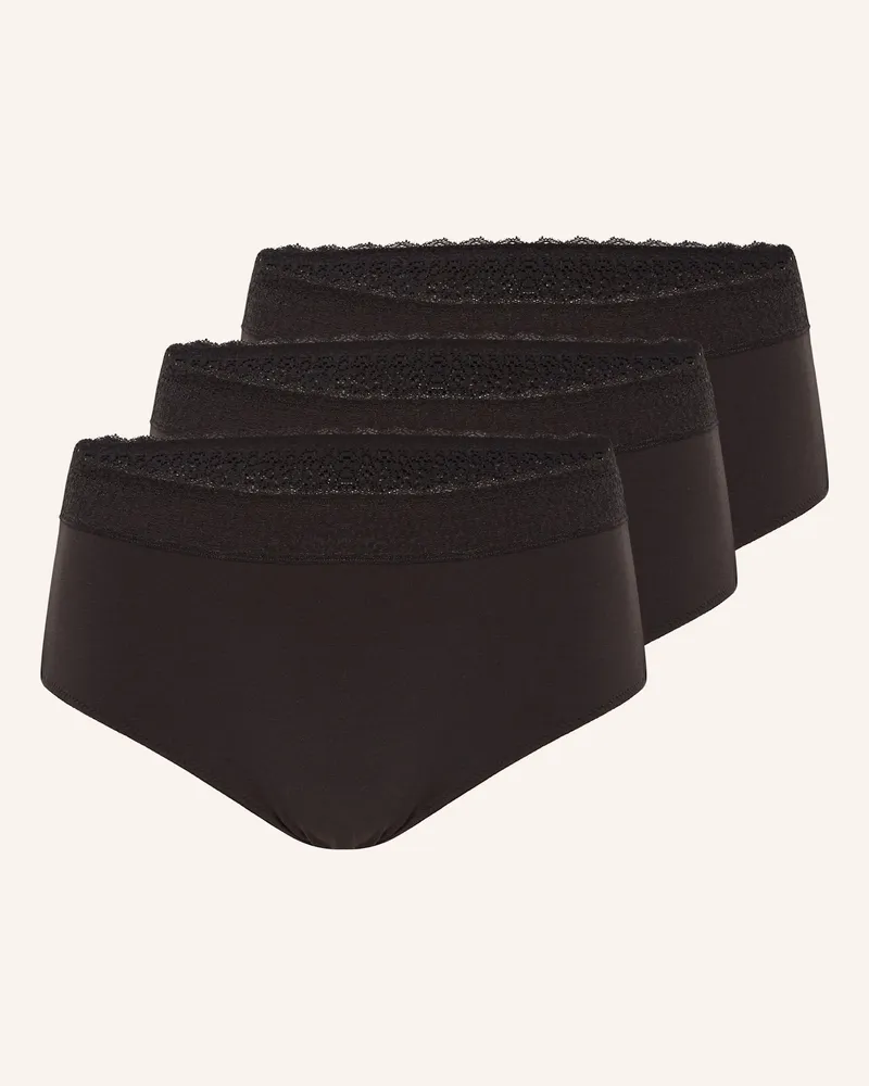 Triumph 3er-Pack Taillenslips FEEL OF MODAL Schwarz