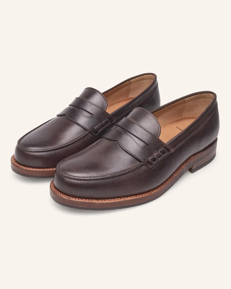 Heinrich Dinkelacker Loafer Janosh K Plain H braun Braun