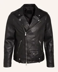 AllSaints Lederjacke MILO Schwarz