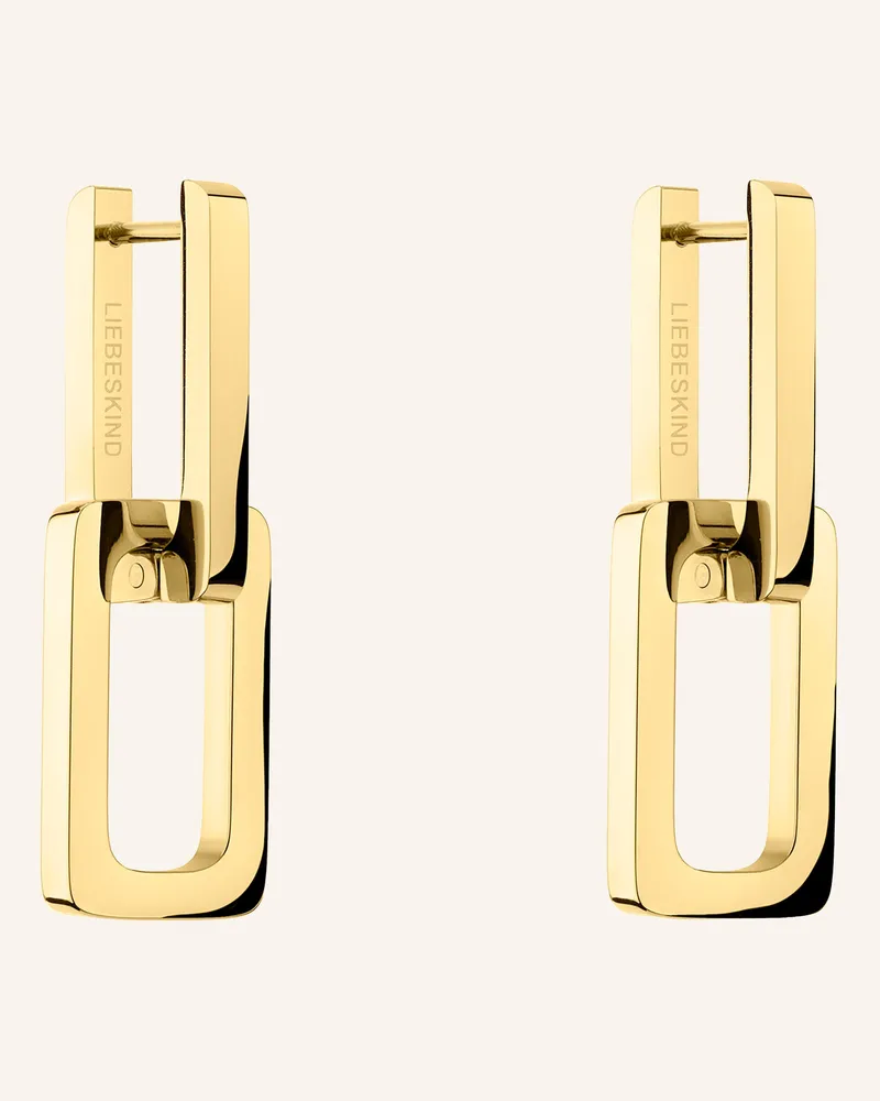 Liebeskind Creolen  Aus  Edelstahl gold Gold