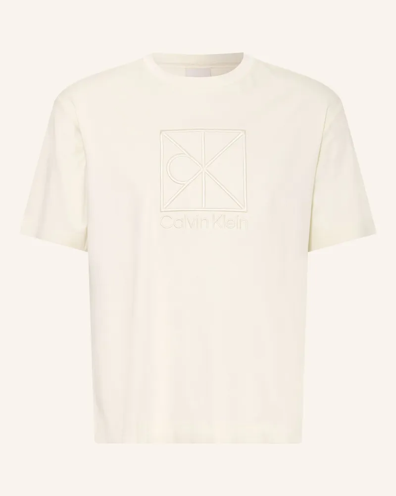 Calvin Klein T-Shirt weiss Ecru