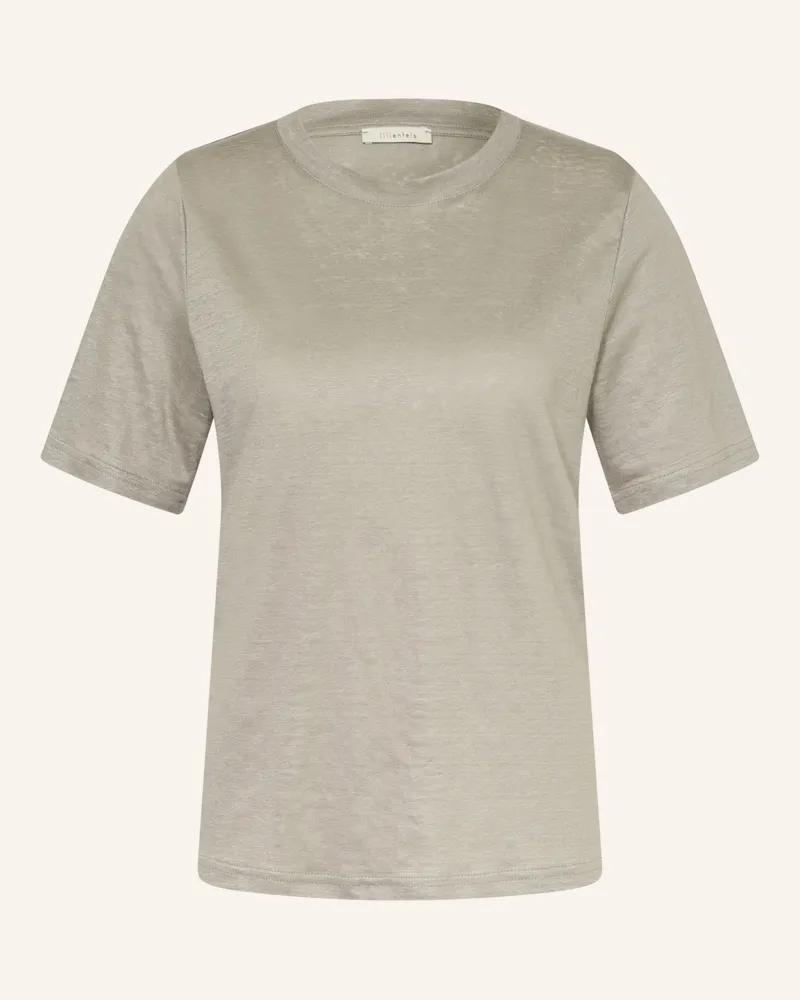 lilienfels T-Shirt Aus Leinen gruen Khaki