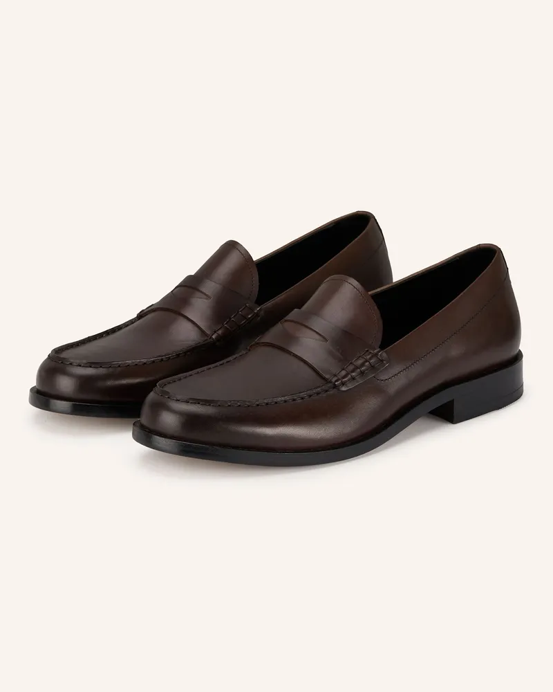 HUGO BOSS Penny-Loafer TAYIL Dunkelbraun