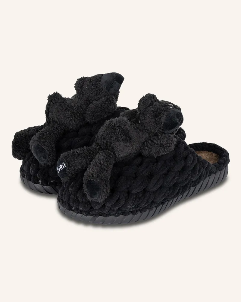 uzurii Pantoffeln PANTOFFEL FOZZIE BEAR Schwarz
