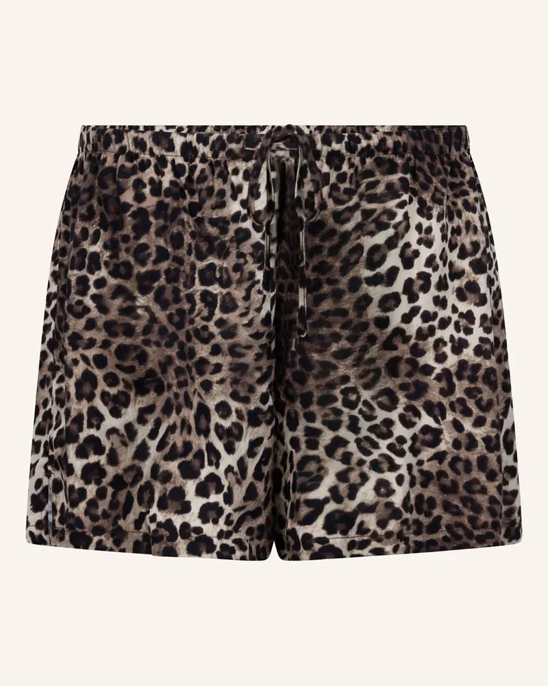 Hunkemöller Shorts LEOPARD Schwarz
