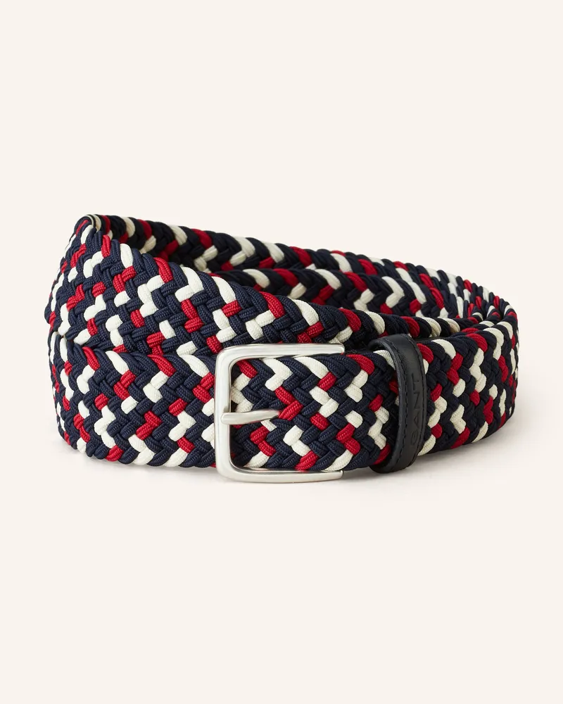 Gant Flechtgürtel Dunkelblau