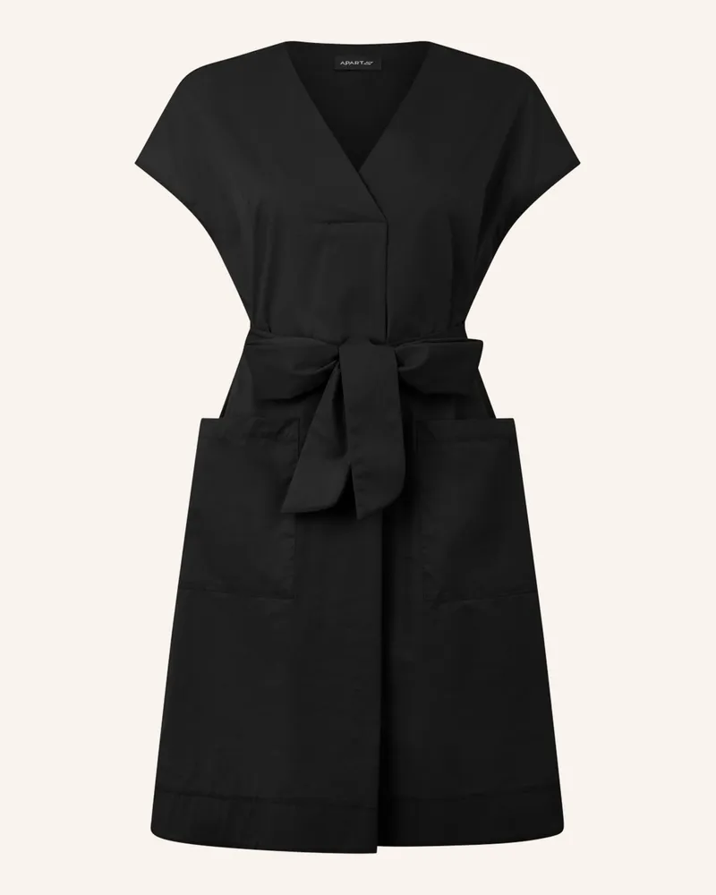 Apart Kleid schwarz Schwarz