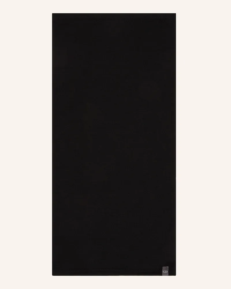 Icebreaker Multifunktionstuch FLEXI CHUTE aus Merinowolle Schwarz