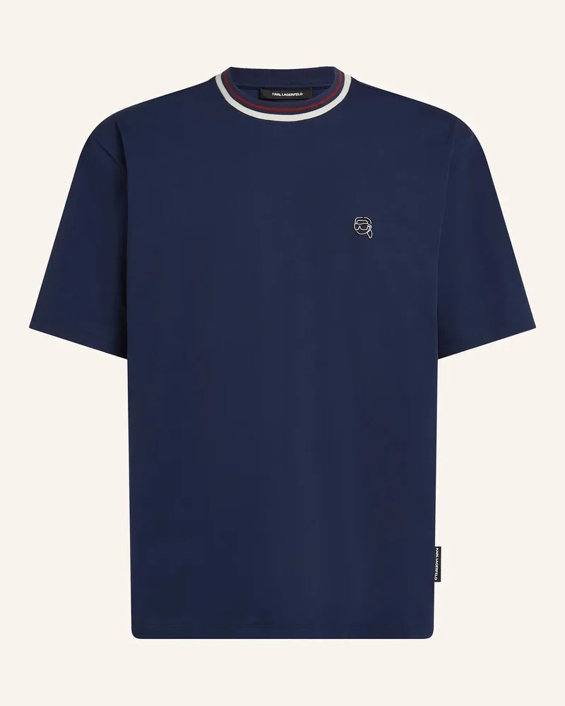 Karl Lagerfeld T-shirt Dunkelblau