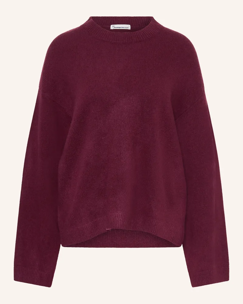 Knowledge Cotton Apparel Pullover Dunkelrot