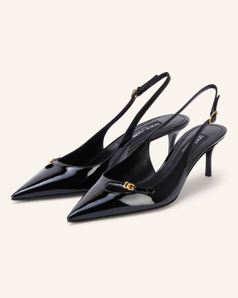Dolce & Gabbana Slingpumps schwarz Schwarz