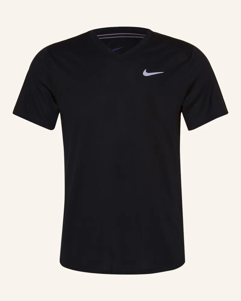 Nike T-Shirt Court Dri-Fit Victory schwarz Schwarz