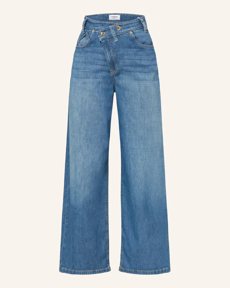 Cambio Wide Leg Jeans blau 5117