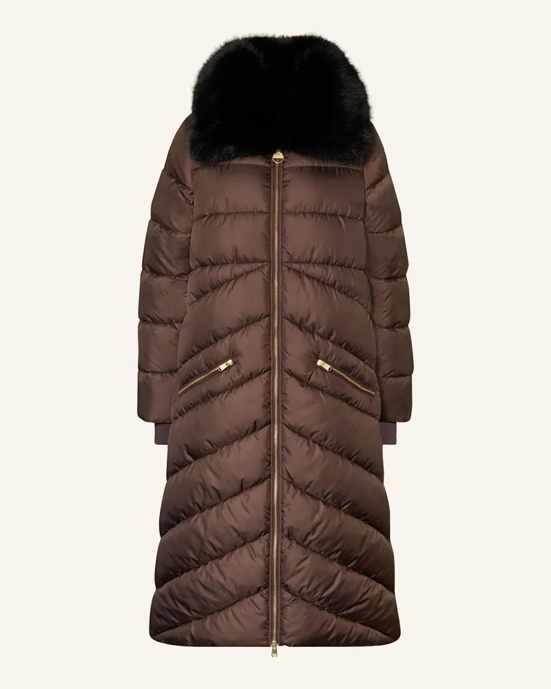 Barbour Steppmantel Longline Cyrus braun Braun