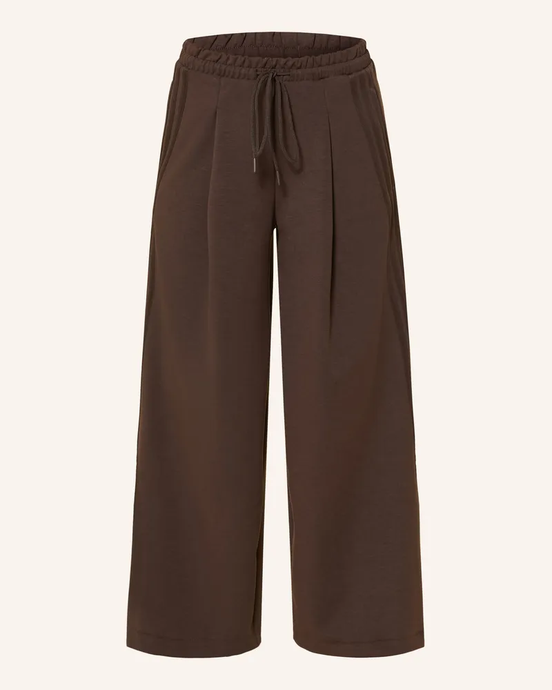 adidas Sweatpants Wide Leg braun Dunkelbraun