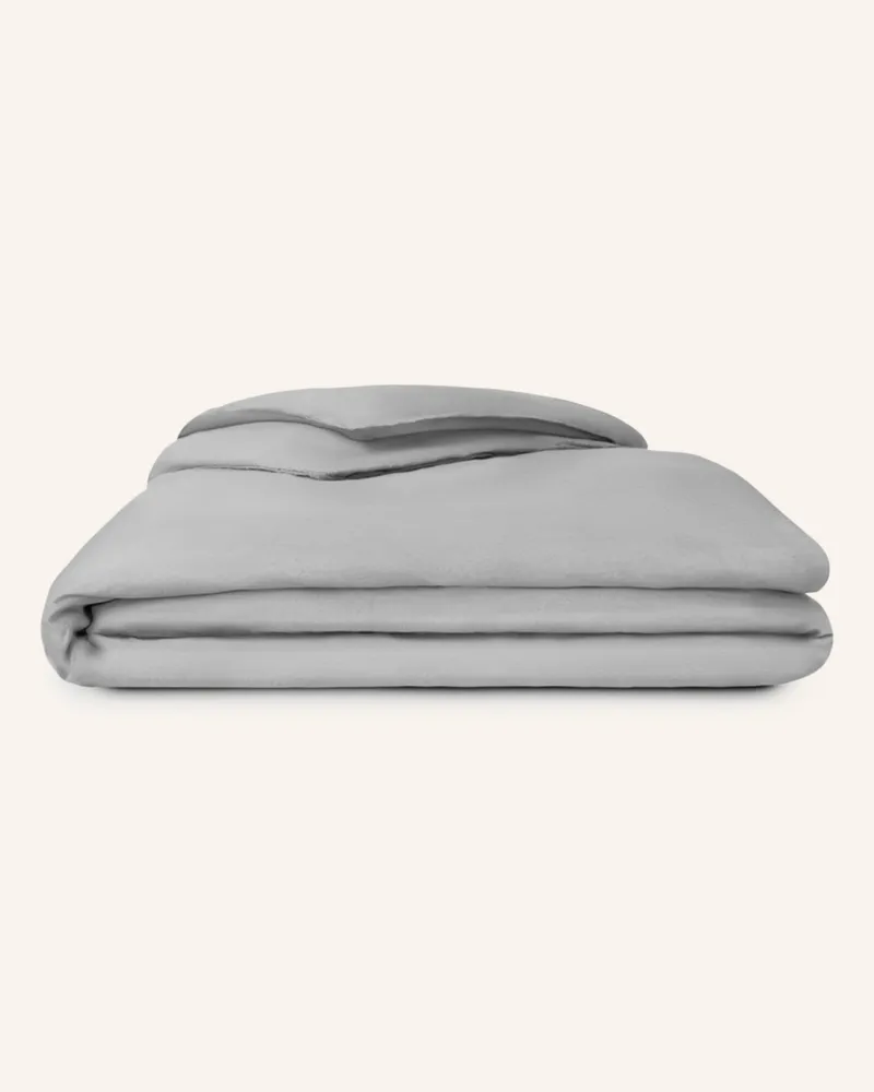 ROYFORT Bettbezug Leinen grau Hellgrau