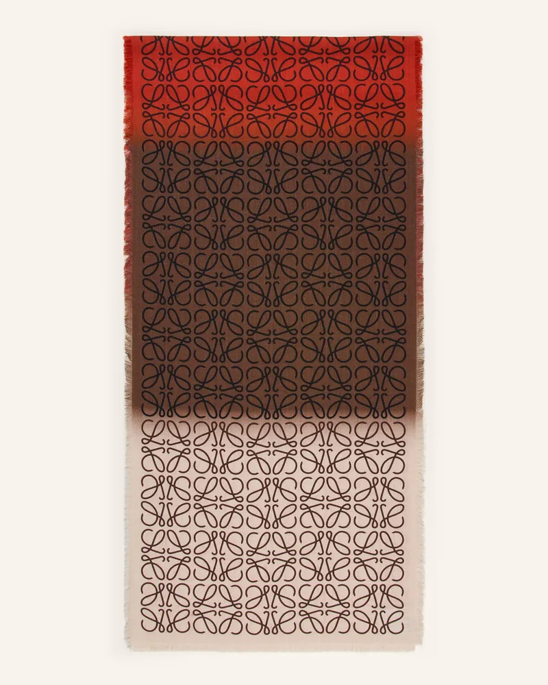 Loewe Schal orange Dunkelorange