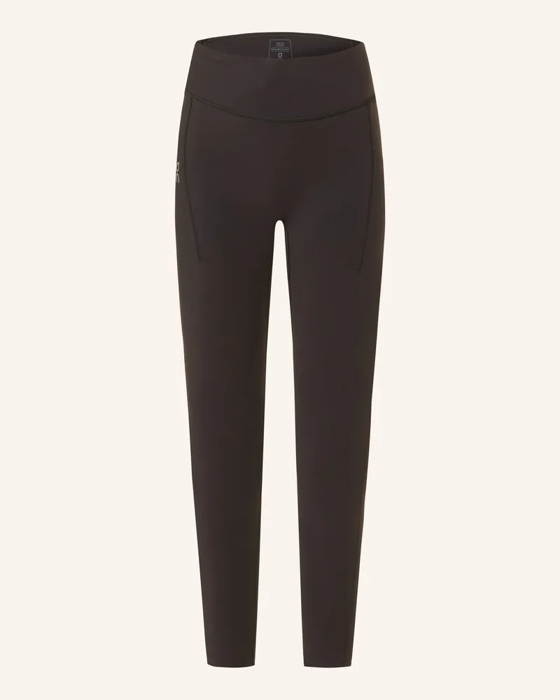 ON Lauf-Tights Performance schwarz Schwarz