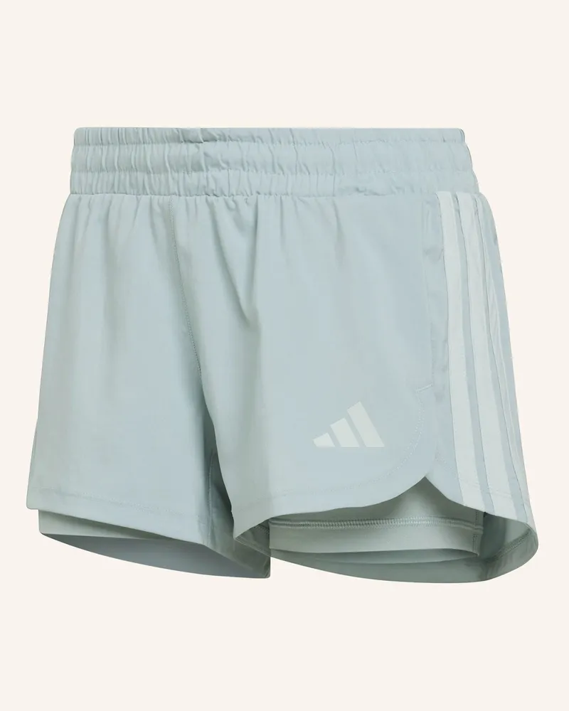 adidas 2-In-1-Laufshorts Pacer gruen Grün