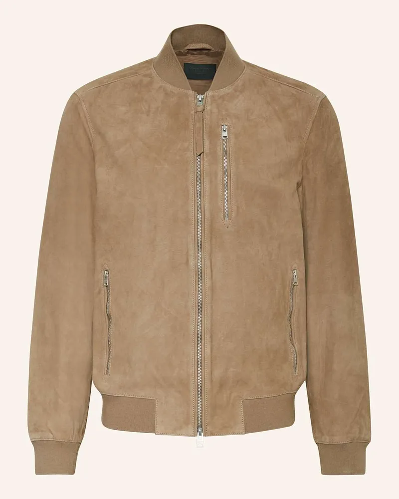 AllSaints Lederjacke KEMBLE Braun