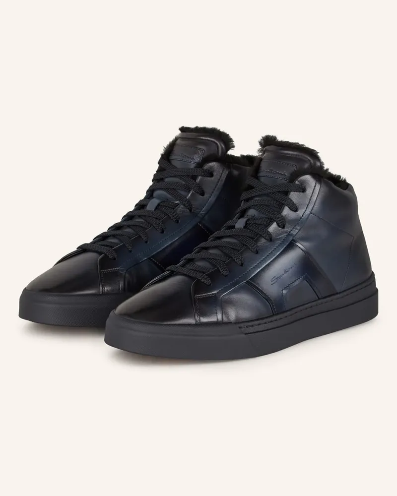 Santoni high top sneakers online