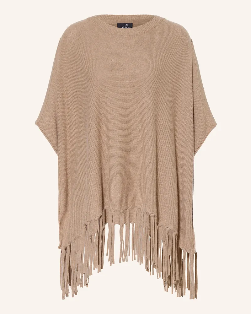 monari Poncho braun Beige