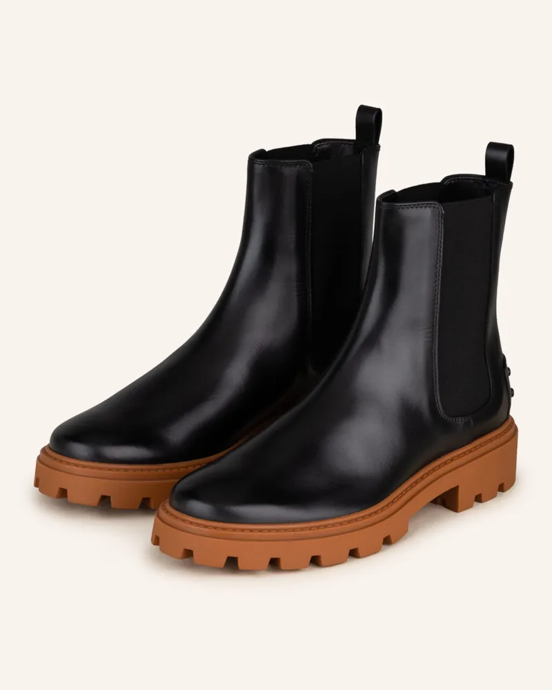 TOD'S Chelsea-Boots Schwarz
