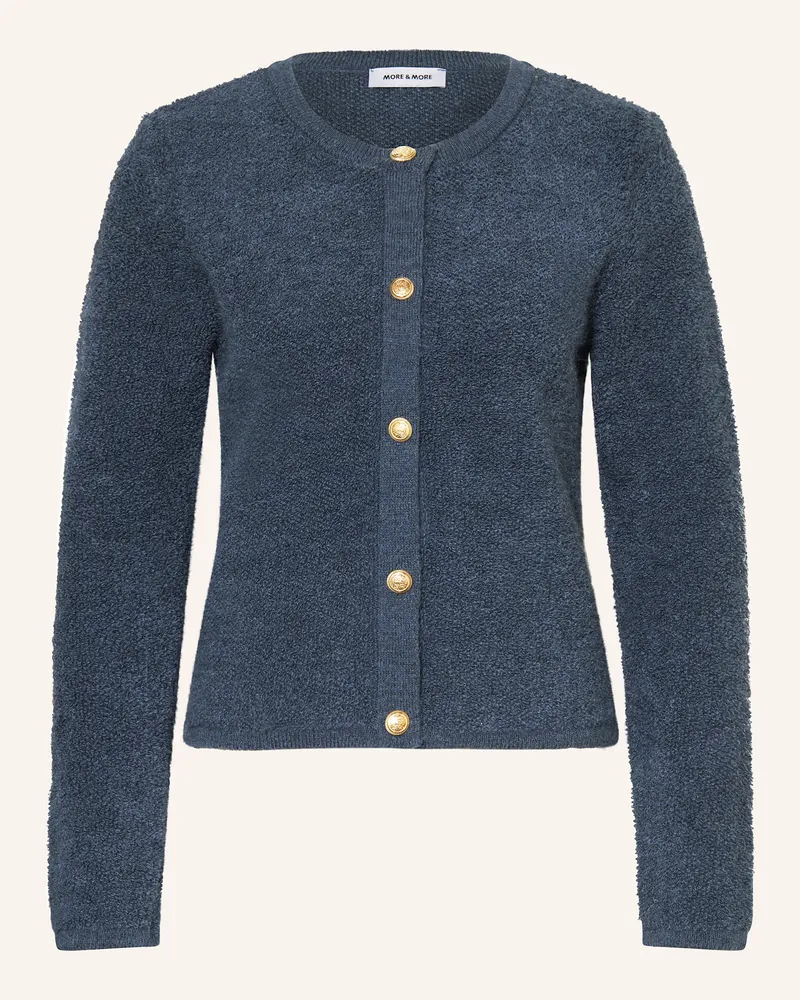 More & More Strickjacke Dunkelblau