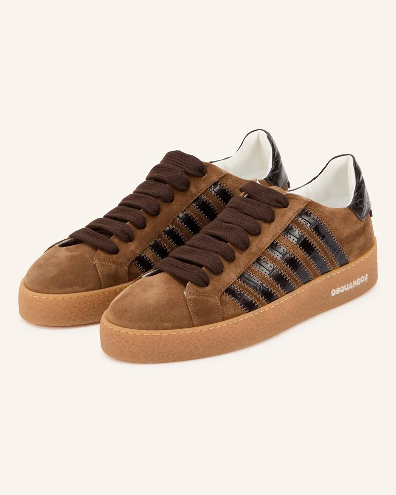 Dsquared2 Sneaker Rapper's Delight braun Hellbraun