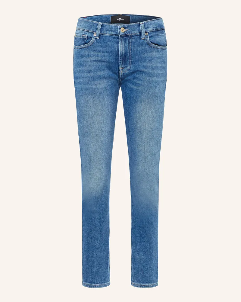 7 for all mankind Skinny Jeans Relaxed Skinny Mit Schmuckperlen blau 3o0