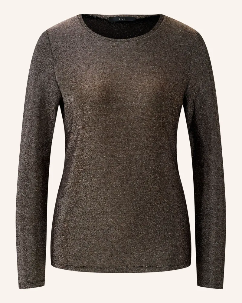 Oui  Longsleeve Braun