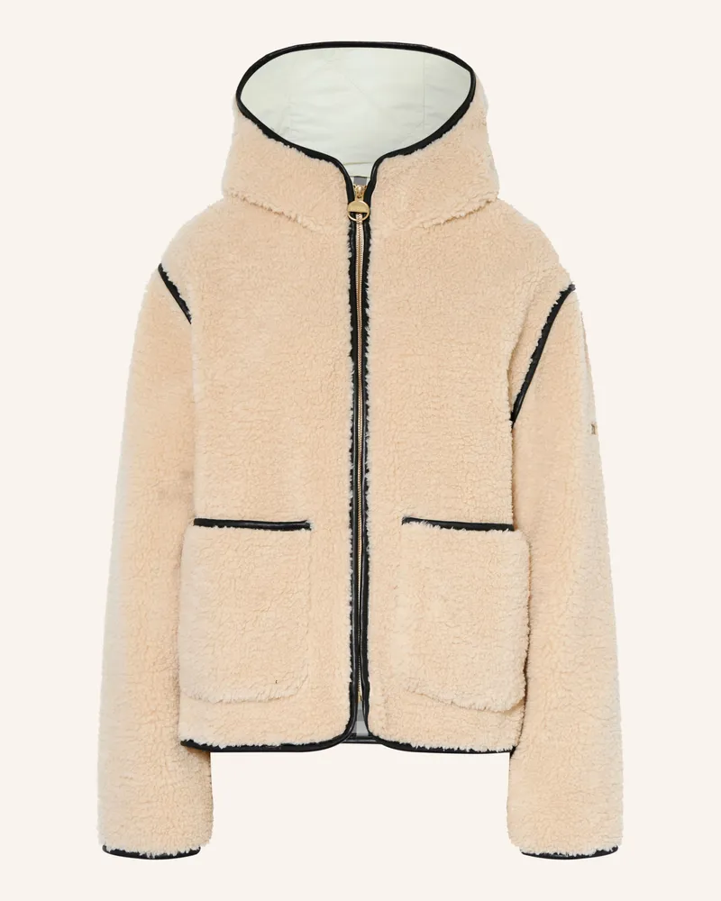Barbour Teddyfell-Jacke Ramona weiss Ecru