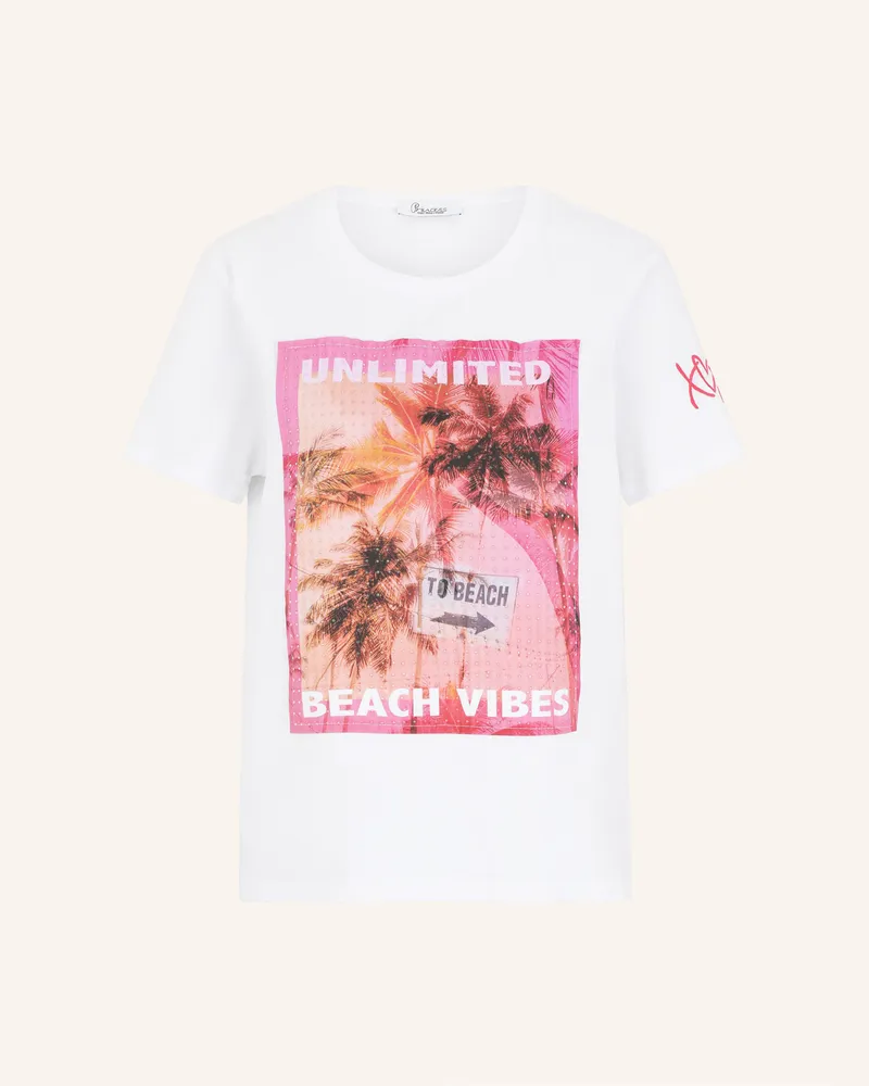 Princess goes Hollywood T-Shirt mit Schmucksteinen Weiss
